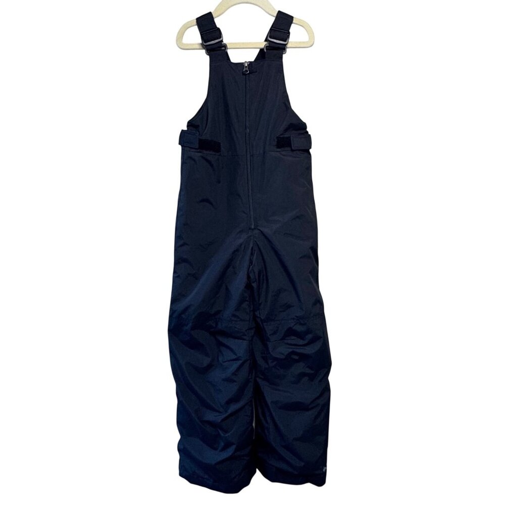 COLUMBIA Snowslope II Snow Bib Overalls Kids XS 6-7 Black Waterproof Winter Pant